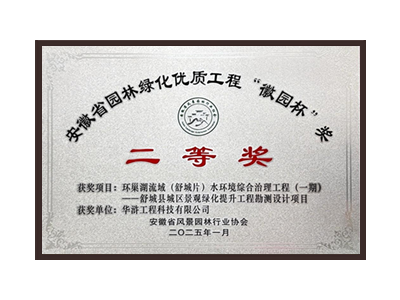 武汉荣获2025“徽园杯”奖二等奖